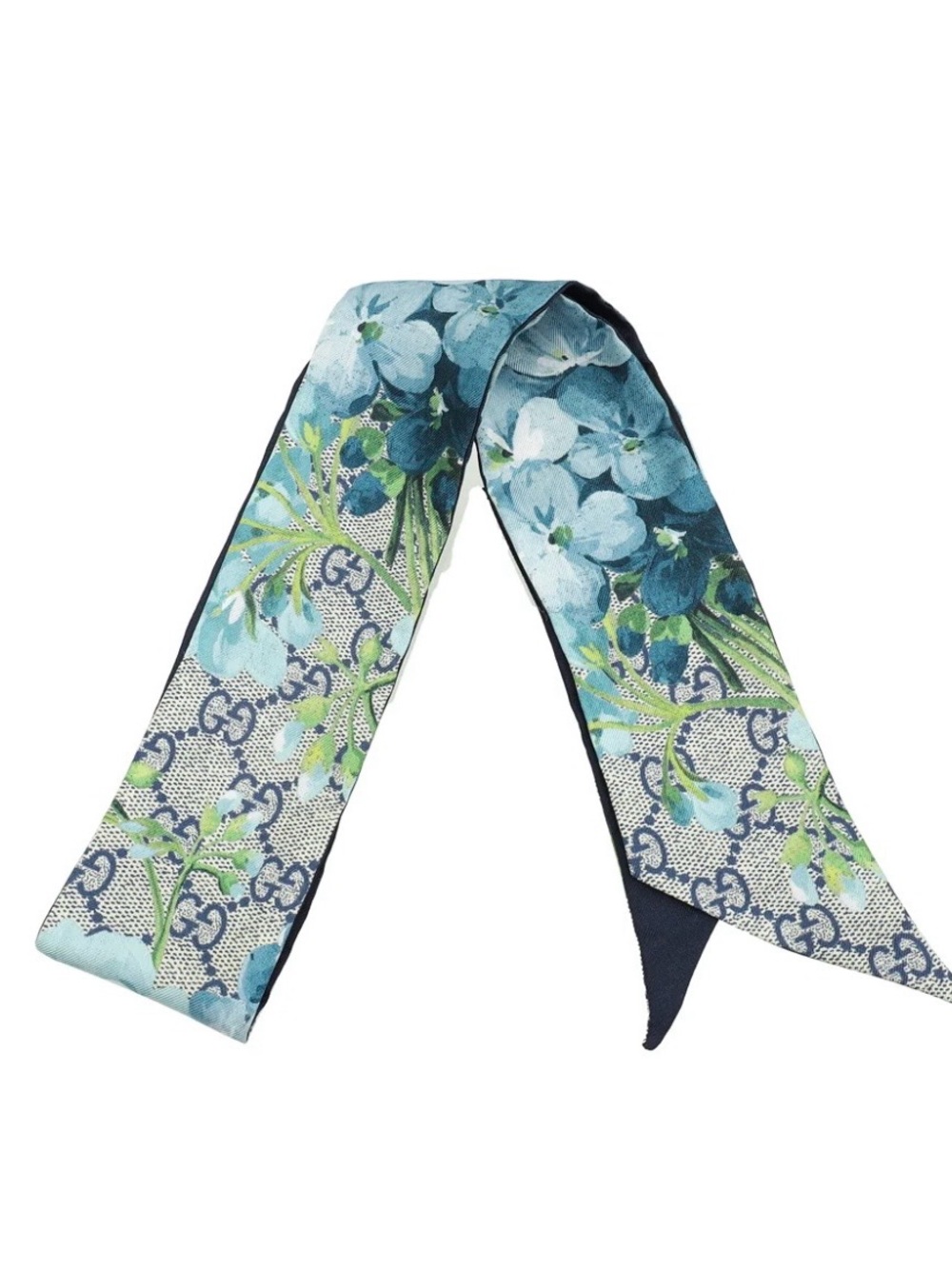 Gucci Floral Silk twilly - Picture 3 of 6